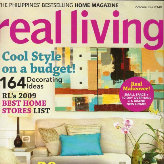 DesignHQ - Real Living October 2009: Issue Cover